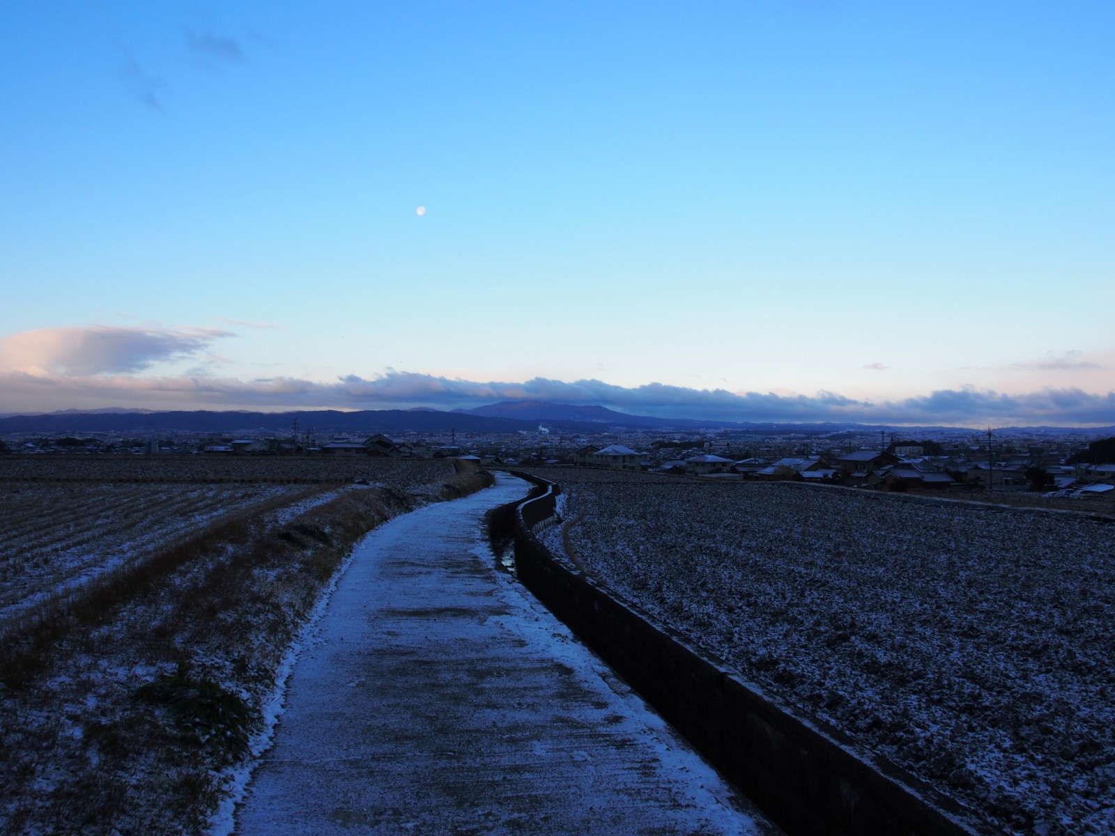 冬の田園風景（山辺の道・北ルート）