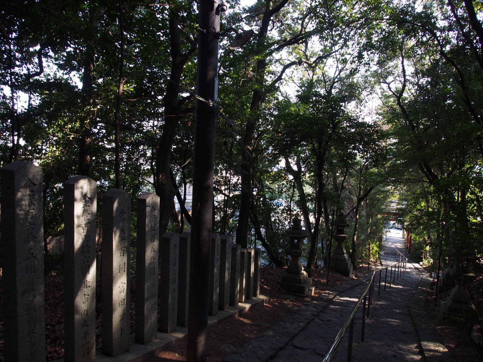 狭岡神社の石段