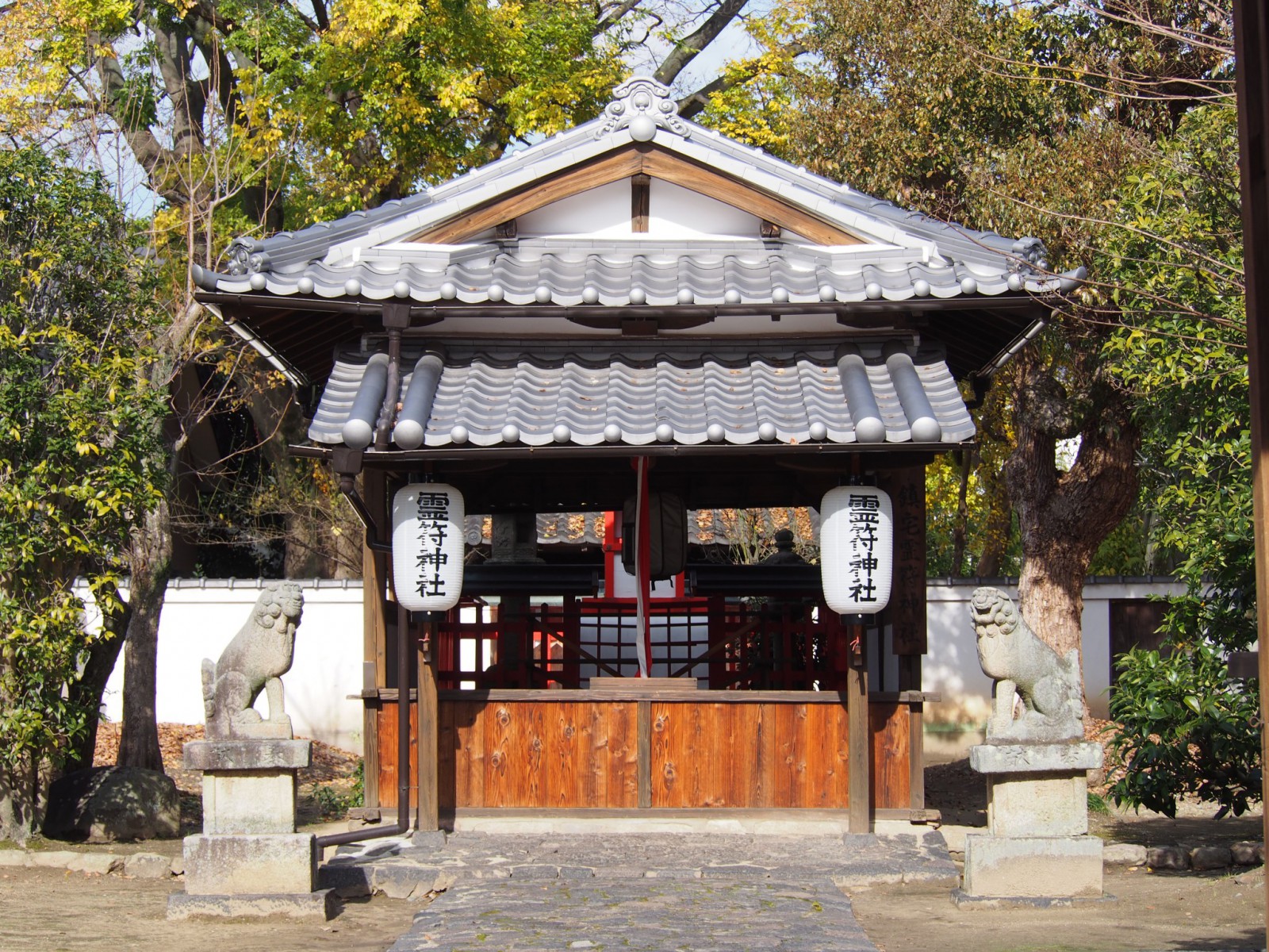 鎮宅霊符神社の拝殿