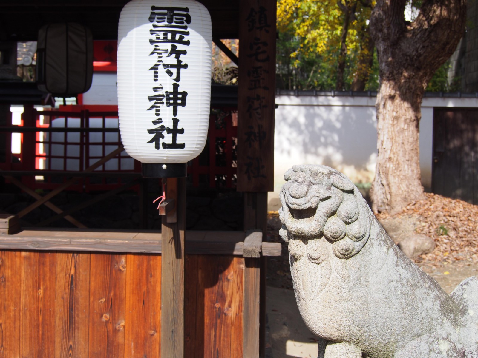 奈良・鎮宅霊符神社の「笑う狛犬」
