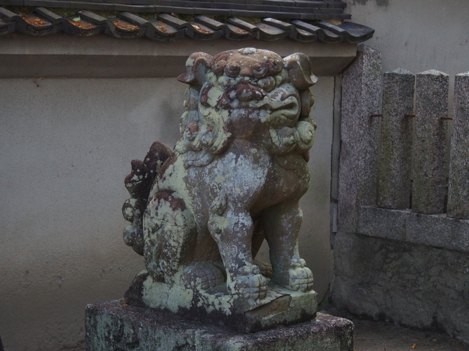 北野天満神社境内の狛犬