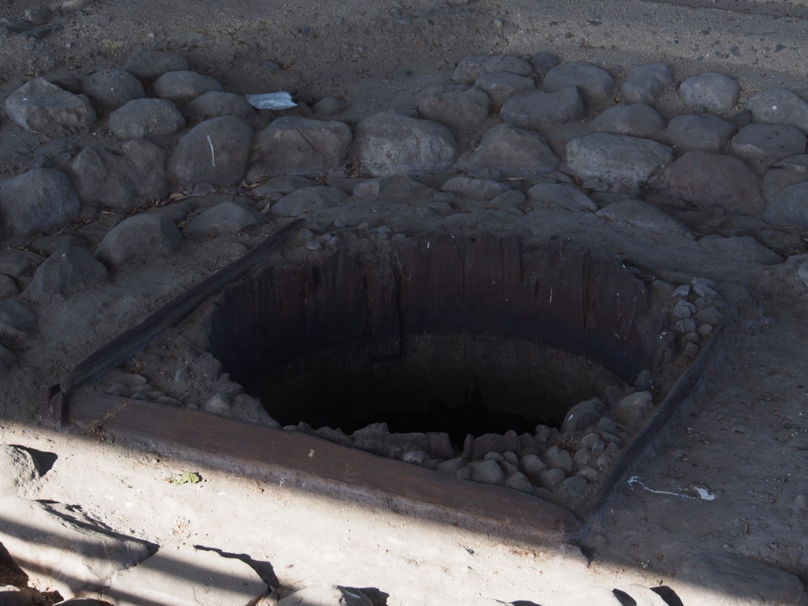 現存する平城宮跡の「造酒司井戸」