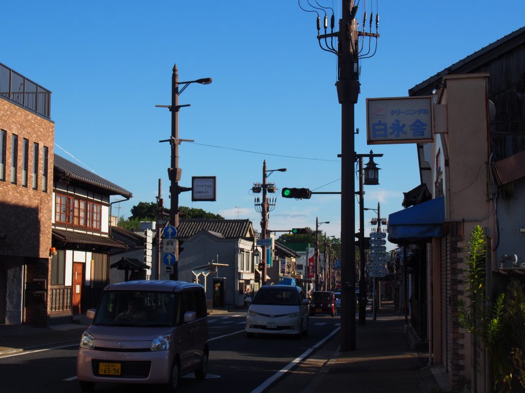 京街道・手貝町周辺の風景