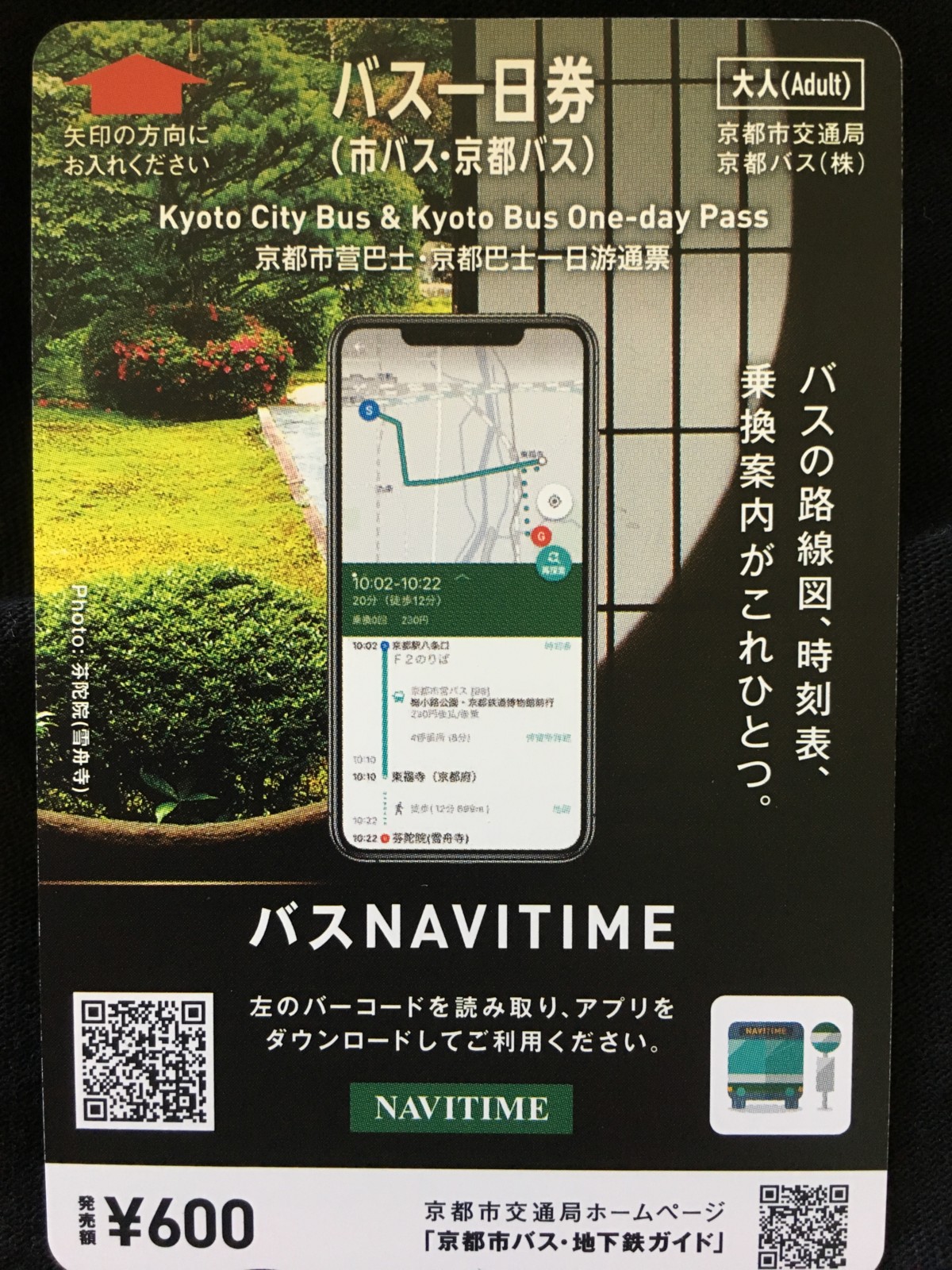 京都 バス1日券 600円 の概要 便利な使い方 市バス 京都バス均一区間 奈良まちあるき風景紀行