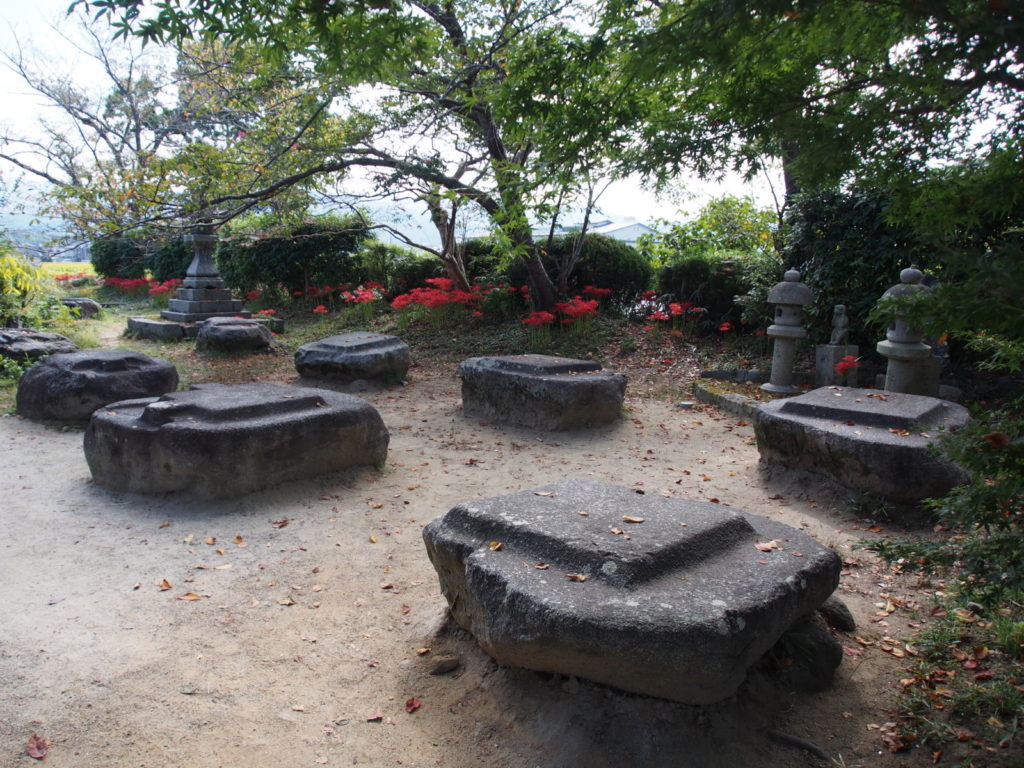 本薬師寺金堂跡の礎石